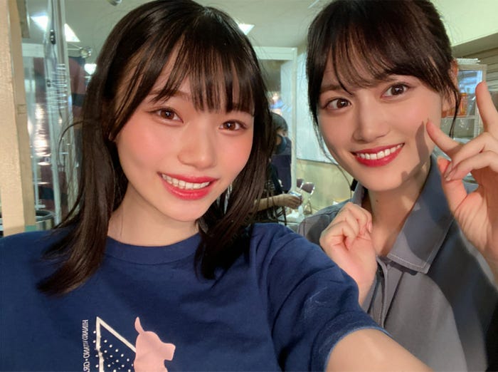 岡本姫奈、山下美月/岡本姫奈オフィシャルブログより