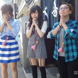 (左から)菊地亜美、益若つばさ、友近(C)CBC【モデルプレス】