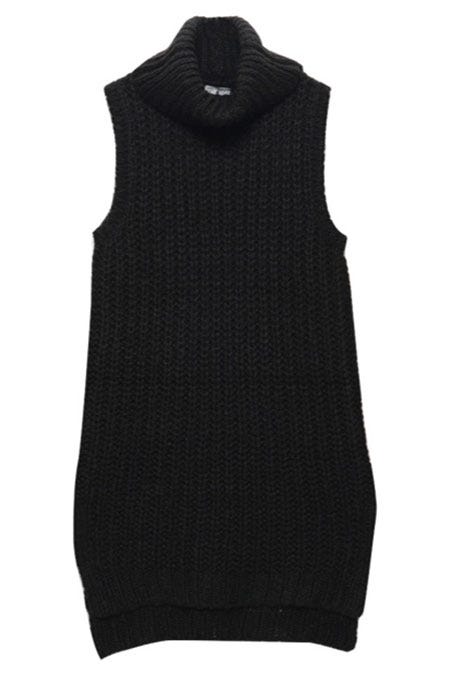 タートルネックノースリーブニットワンピース「Re:EDIT by GALSTAR」2,498円(税込)/画像提供:Re:EDIT by GALSTAR