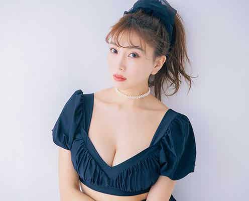 森咲智美、“お手入れ”された愛されふわふわ美バスト披露