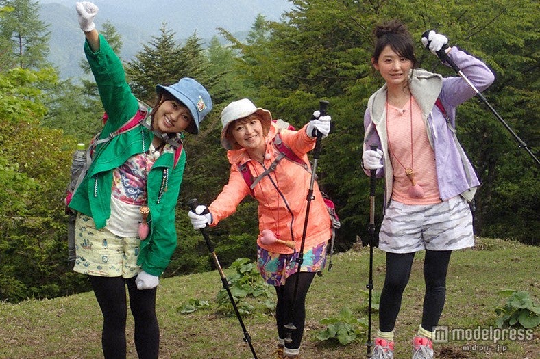 矢口真里＆おのののか＆菊地亜美、多摩川で大自然女子旅