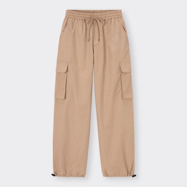 GU　大バズりパンツ　細見え　カーゴプルオンパンツ