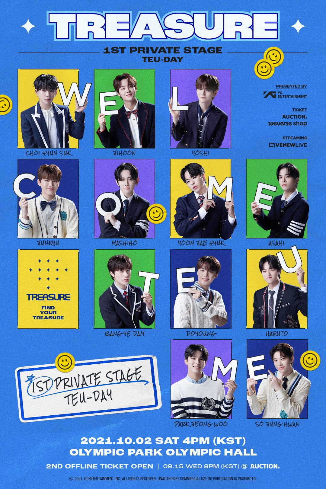 TREASURE 1ST PRIVATE STAGE [TEU-DAY] （提供写真）