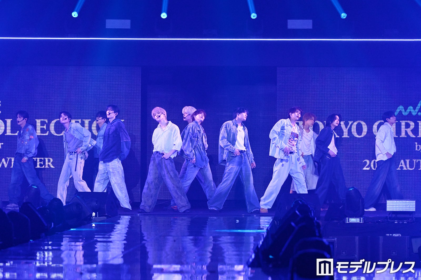 KO1KEYZ（左から）YURA、ISSA、KOSUKE、SHINHAENG、YOSHIKI、RYUJI、DAIKI、SIYOUNG、YUKI、TOWA、KEITO、RYOGA（C）モデルプレス