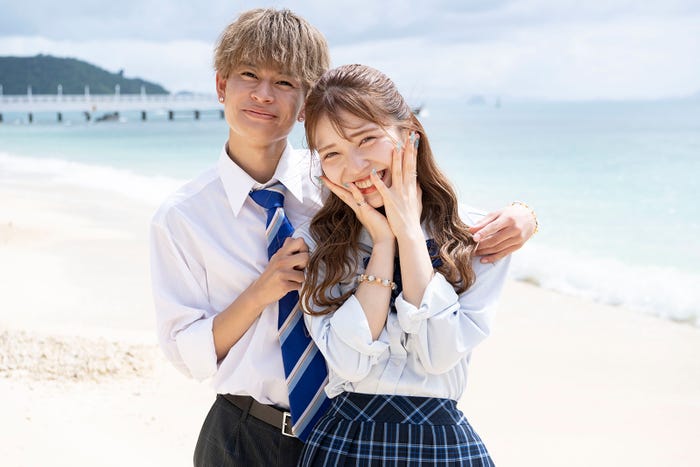 中野蒼空(そら)、高畑麻優(まゆ)モデルプレス独占カット「今日、好きになりました。-プーケット編-」(C)AbemaTV, Inc.