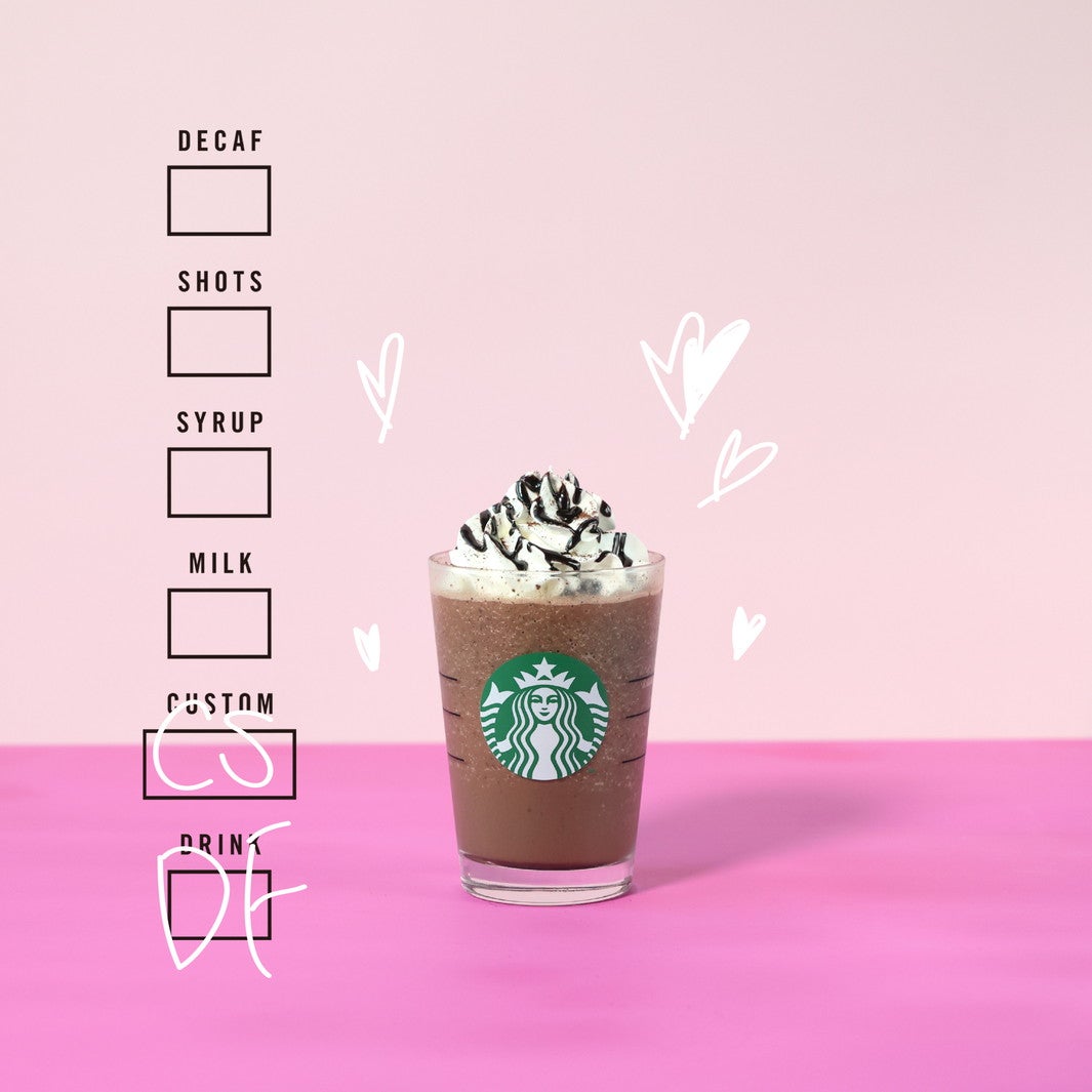スタバ「盛りチョコ」カスタマイズ、ソースやホイップでチョコレートフルな一杯に