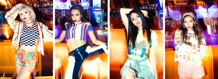 BananaLemon(左から)Nadia、Saarah、R!NO、Mizuki (提供画像)