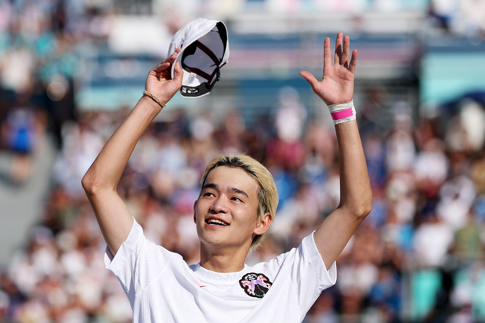 画像8/10) 【パリ五輪】スケボー男子、客席に写った“笑顔の女神