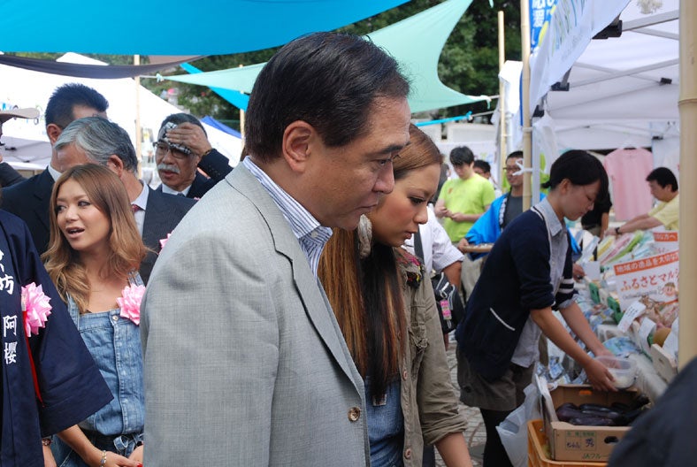 神奈川県・黒岩祐治知事／「ダンチdeマルシェ＠わかばだい」