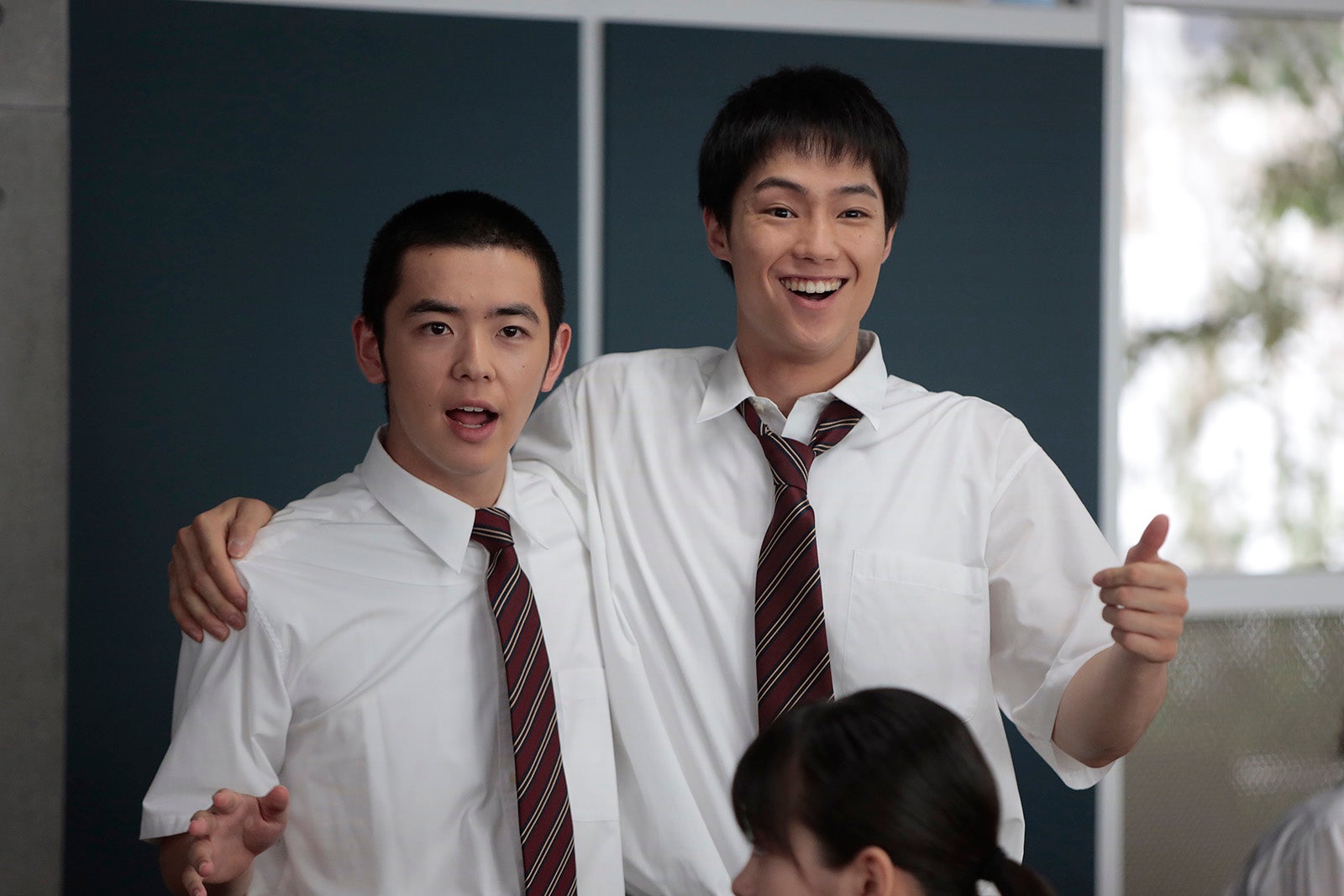 阪本颯希、夏生大湖「最高の教師 1年後、私は生徒に■された」第5話より（C）日本テレビ