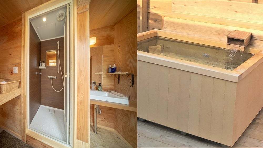 Glamping Spa Sendai 杜 ～KOMOREBI～／画像提供：奥州秋保温泉 蘭亭