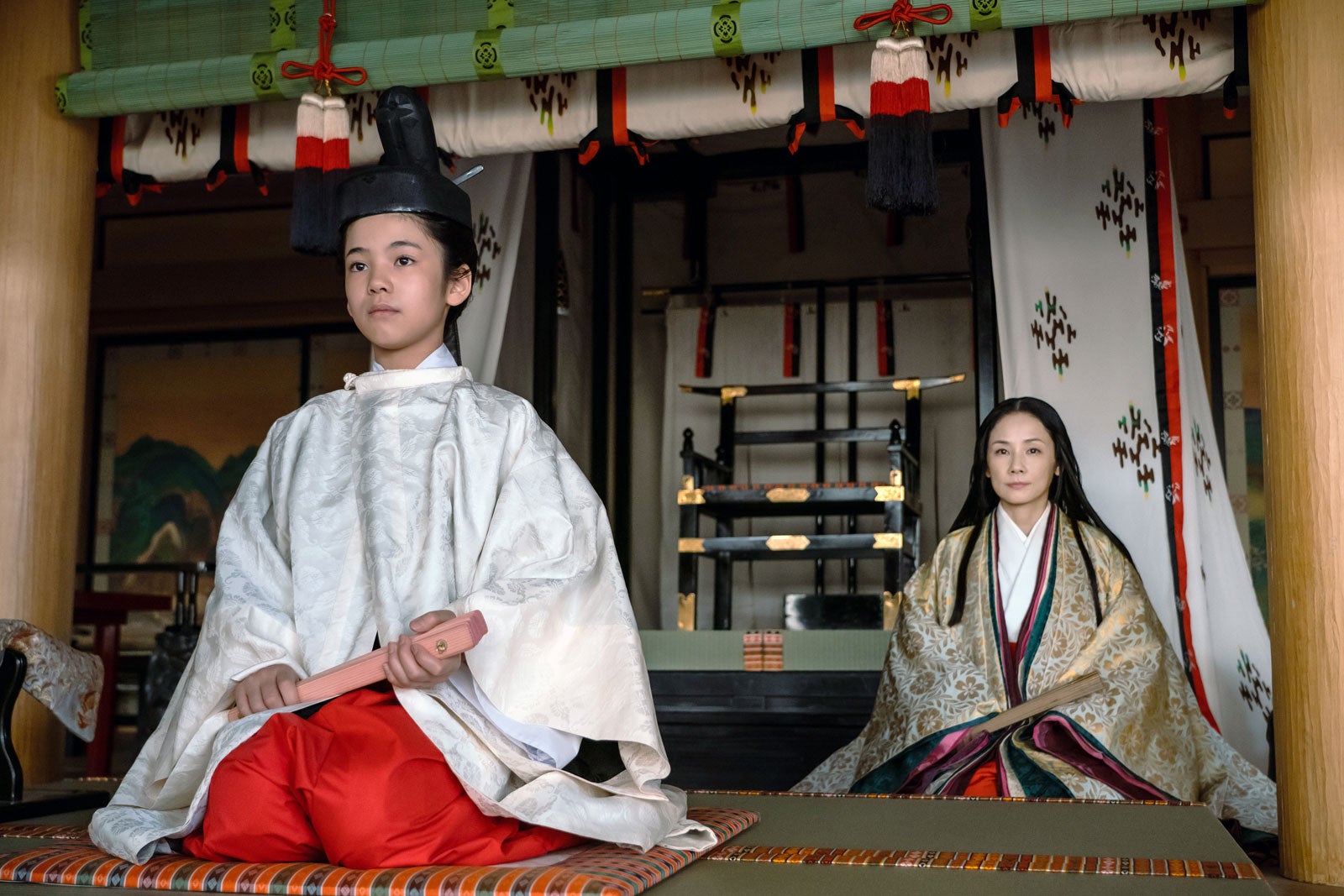 柊木陽太、吉田羊「光る君へ」第13話より（C）NHK