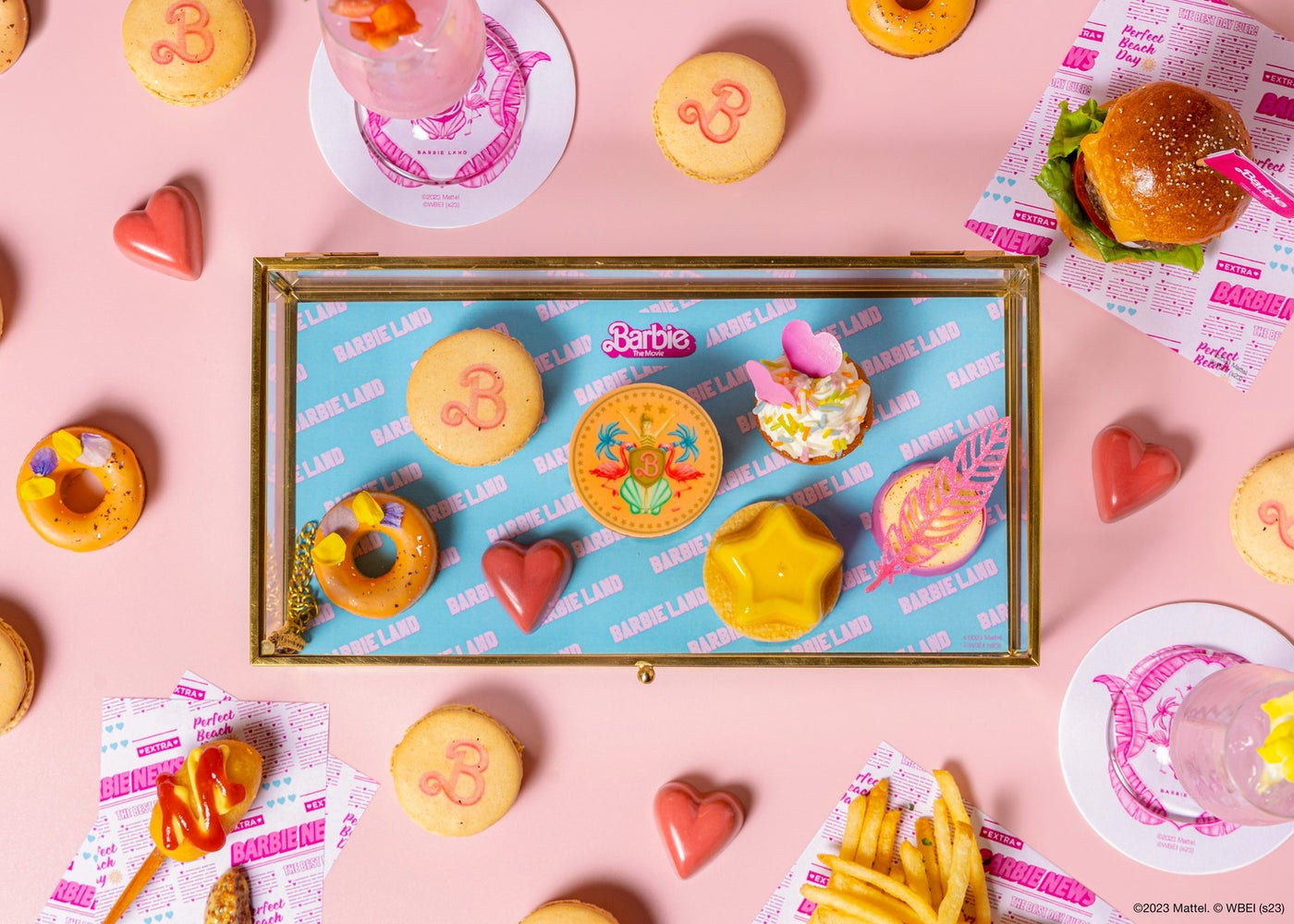 Barbie The Movie Cafe「Sweets Box」（イメージ）／提供画像
