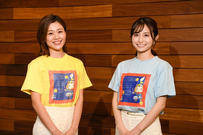 澤口実歩アナウンサー、佐藤佳奈アナウンサー(C)読売テレビ
