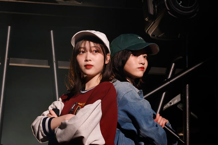 北川悠理、林瑠奈/乃木坂46「32ndSGアンダーライブ」より(提供写真)