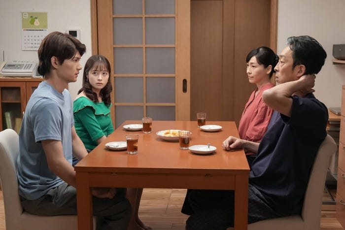 佐野勇斗、橋本環奈、麻生久美子、北村有起哉「おむすび」第91話(C)NHK