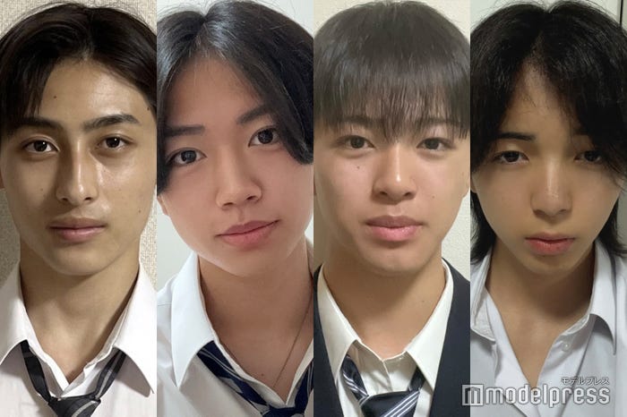 「男子高生ミスターコン2025」関東エリア暫定上位4人