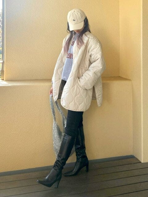 スウェットのきれいめカジュアルコーデ