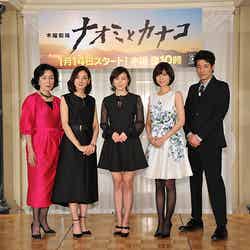 （左から）高畑淳子、吉田羊、広末涼子、内田有紀、佐藤隆太（C）モデルプレス