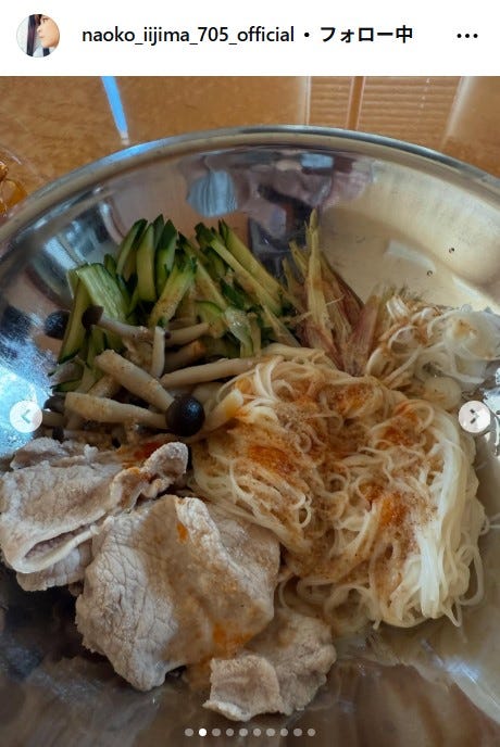 飯島直子Instagramより