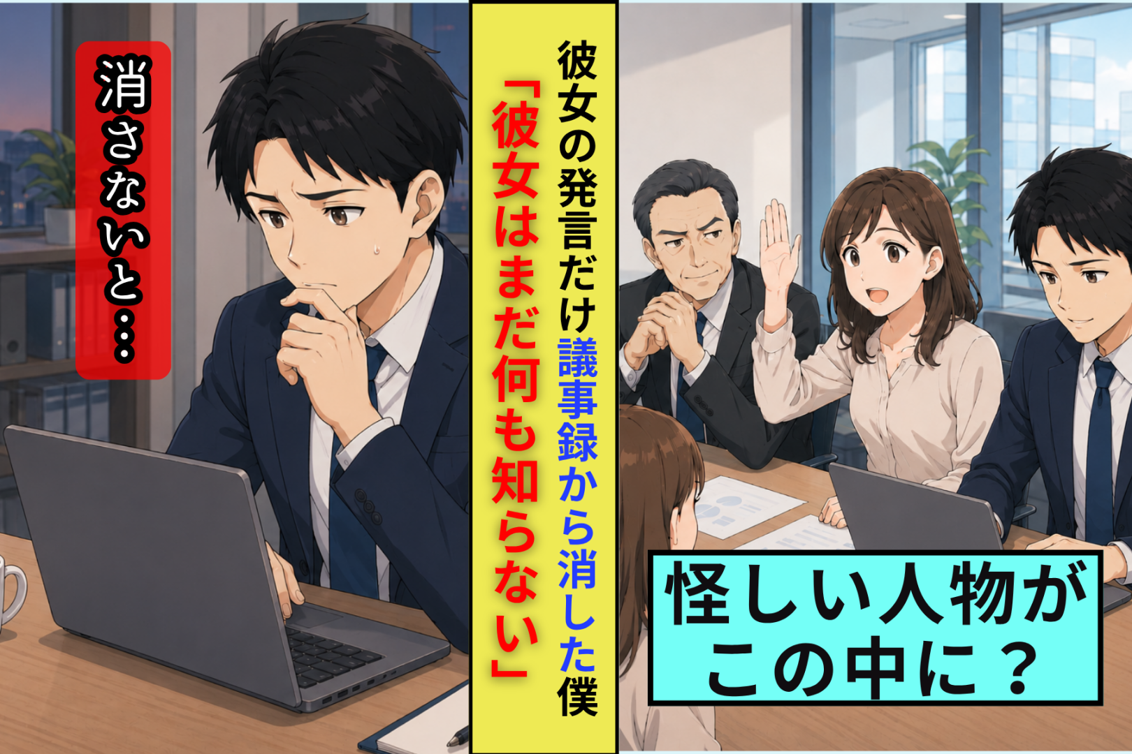 彼女の発言だけ議事録から消していた僕が、最後まで言えなかった理由