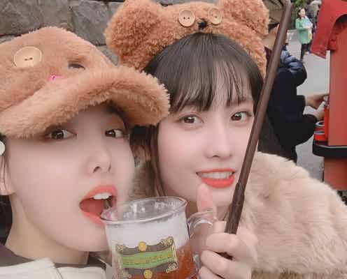 TWICEモモ&ナヨン、USJ満喫 プライベートショットに反響殺到