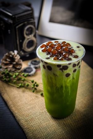 黒糖タピオカ抹茶ミルク／画像提供：BOC Japan