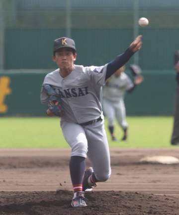 今秋ドラフト候補の関大・米沢は左人さし指の水ぶくれでベンチ外 羽藤がリーグ戦初先発で好投