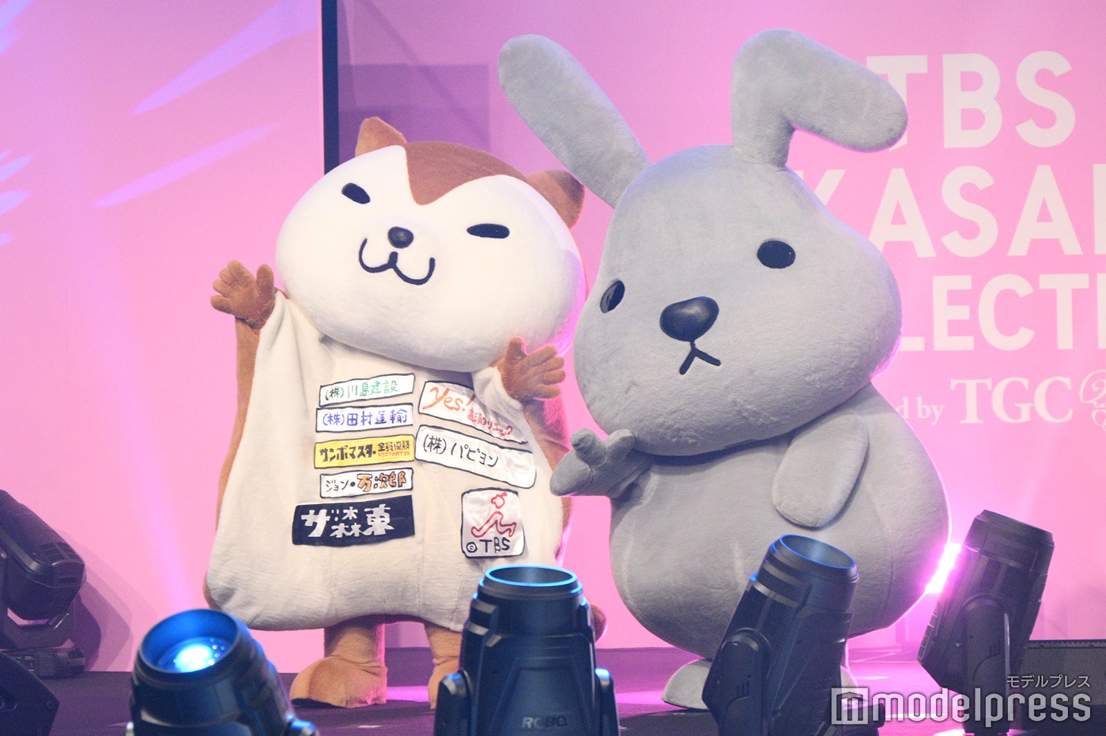 ガガンモ、ラッピー（C）モデルプレス