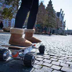 移動支援型ロボットに試乗/画像提供:ハウステンボス