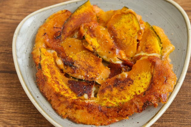 カリカリチーズの「羽つきかぼちゃ」完成