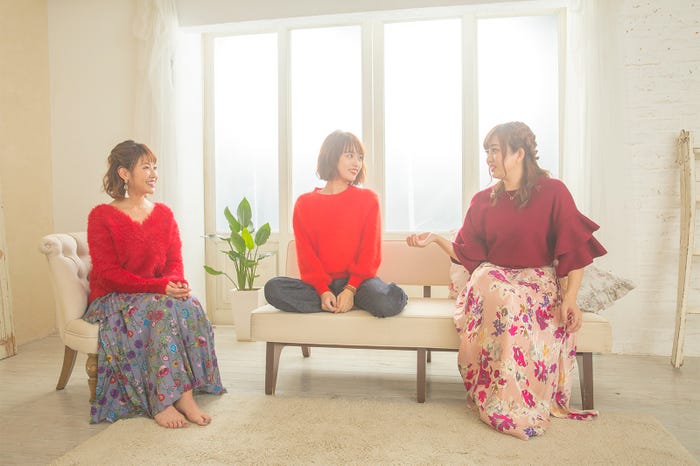 くみっきー、近藤千尋、菊地亜美(提供写真)