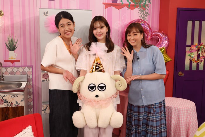 横澤夏子、藤田ニコル、藤本美貴(C)テレビ朝日