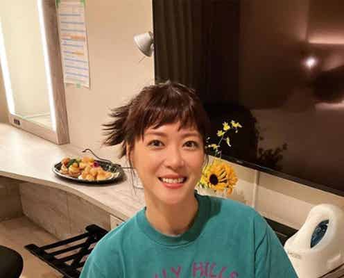 上野樹里、バースデーサプライズに感激「等身大の私の顔と同じくらいあります」