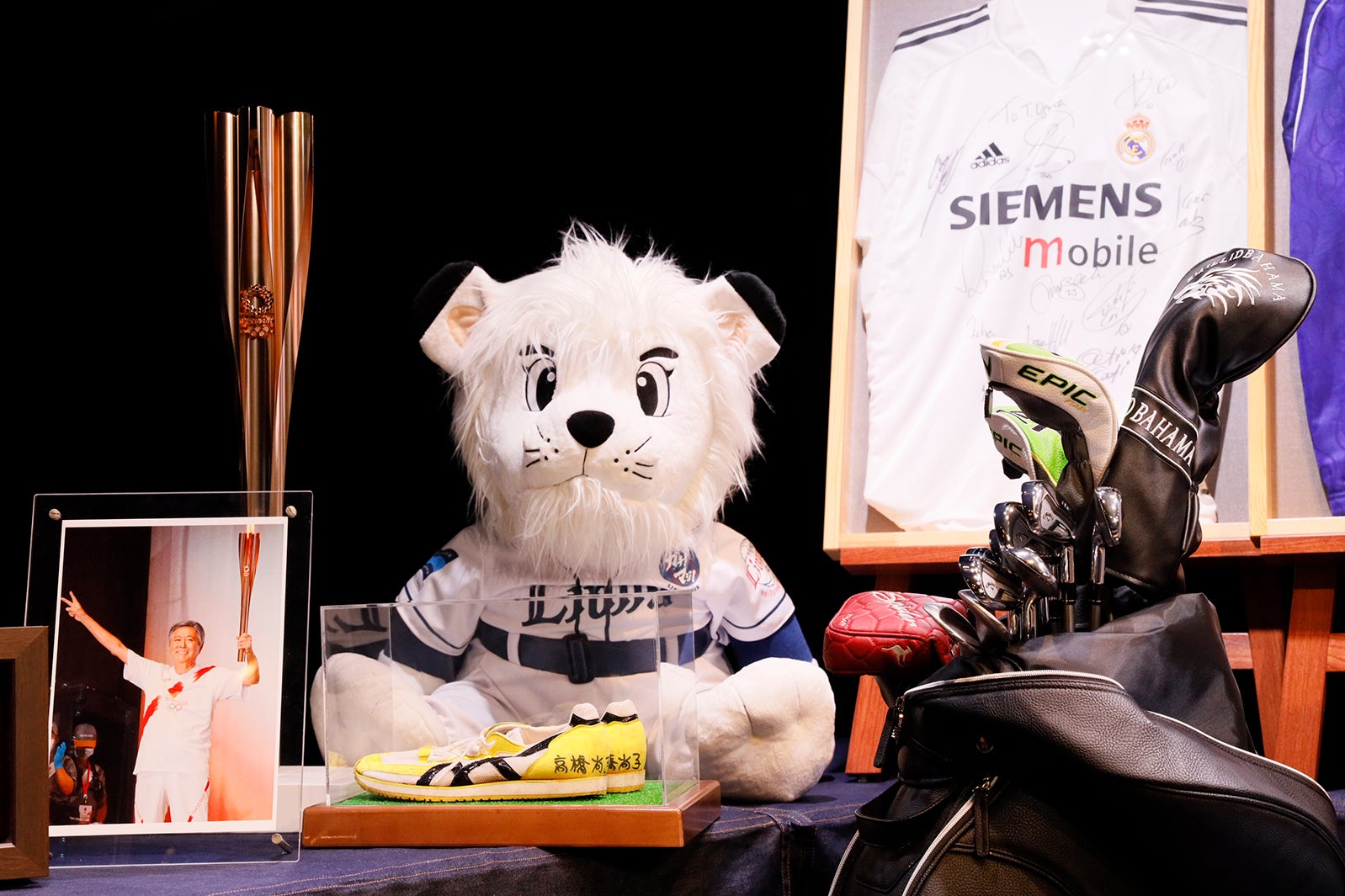 思い出の展示（提供写真）