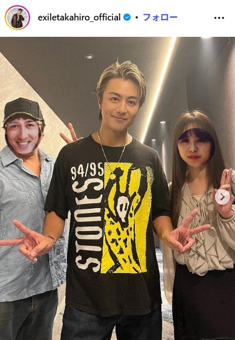 TAKAHIRO公式Instagramより