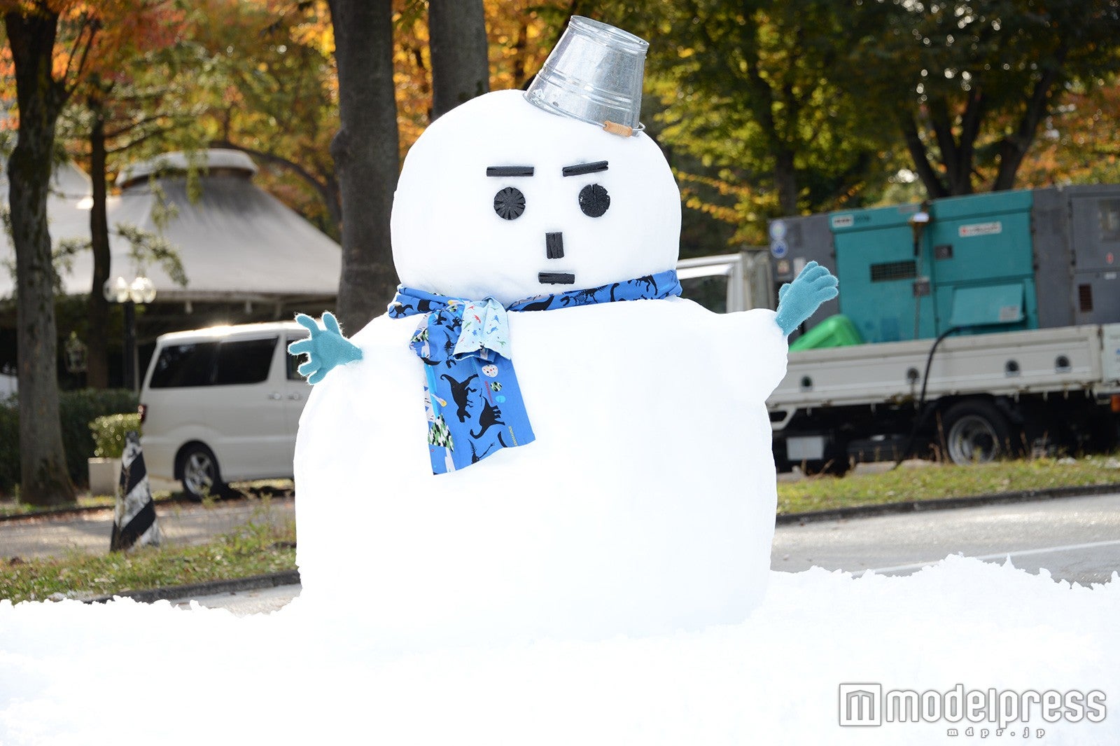 雪だるま（C）モデルプレス