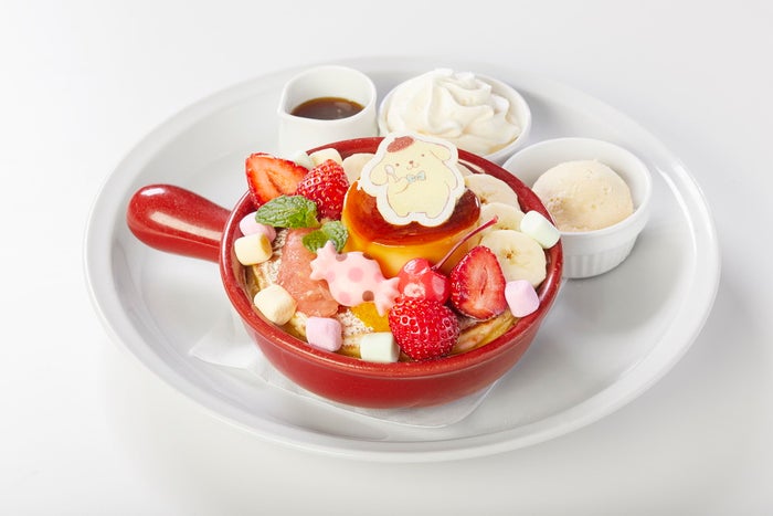 【ポムポムプリン おひるね日和のぽかぽかパンケーキ】1,518円/提供画像