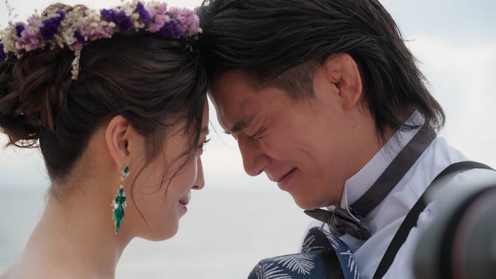 平松里菜、安齊勇馬『バチェロレッテ・ジャパン』シーズン4(C)2026 Warner Bros. International Television Production Limited. All Rights Reserved.