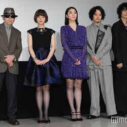 （左から）矢崎仁司監督、遠藤新菜、成海璃子、池松壮亮、斎藤工（C）モデルプレス