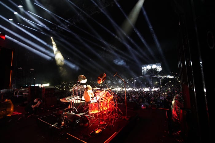 YOSHIKI/「FUJI ROCK FESTIVAL ’18」の様子(提供写真)