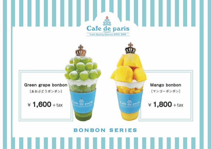 あおぶどうボンボン、マンゴーボンボン(提供画像)