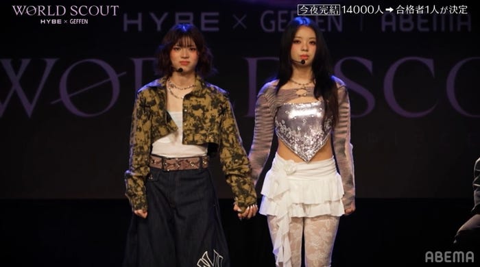 Sakura (飛咲来)、Ayana(桑原彩菜)(C)AbemaTV,Inc.