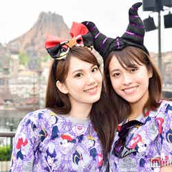 モデル：（左から）松田佳奈子、山本沙樹／（C）モデルプレス（C）Disney