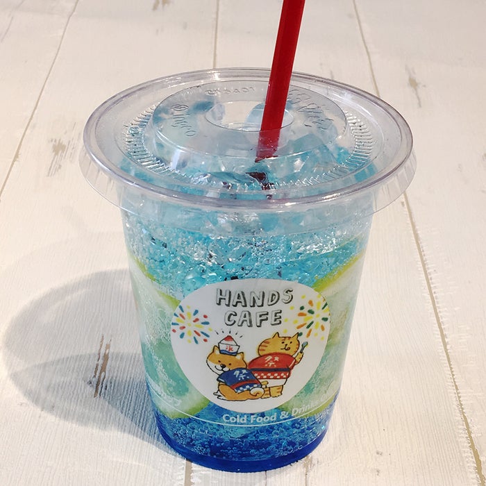 コラボ特製シール付きラムネソーダ　500円／画像提供：東急ハンズ