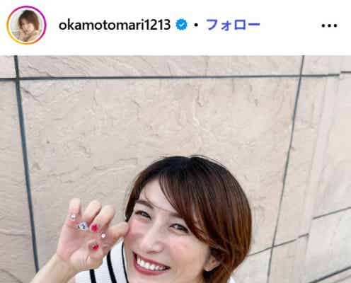 おかもとまり、10歳息子とのヘアカット後写真に反響「雰囲気がすでにイケメン」「可愛いママ」の声