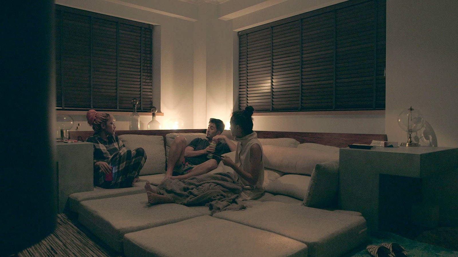 花、凌、春花「TERRACE HOUSE TOKYO 2019-2020」21st WEEK（C）フジテレビ／イースト・エンタテインメント