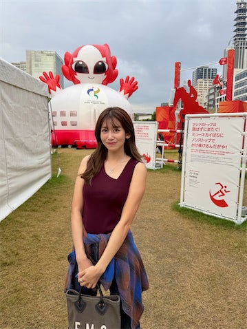 中川安奈、タンクトップが目を引く"秋色古着mixコーデ"「めちゃくちゃ素敵」「似合ってます！」