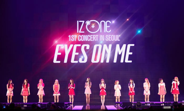 『IZ*ONE 1st Concert「Eyes On Me」inソウル』より(C)OFF THE RECORD