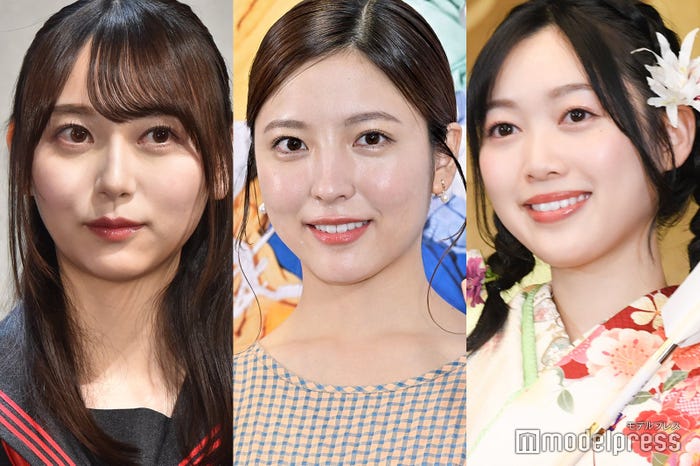 弓木奈於、早川聖来、北川悠理(C)モデルプレス